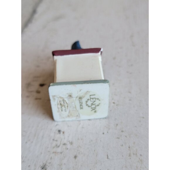 Lenox miniature Birdhouse garden vintage xmas figure decor - Picture 6 of 6